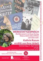 Werkstattgespräch im AIZ - Kathrin Razum erzählt von der Kunst des Übersetzens