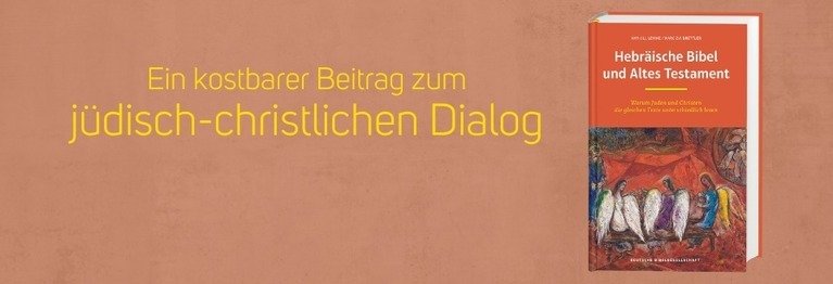 Hebräische Bibel und Altes Testament Großartige Einblicke in die jüdische und christliche Bibelauslegung von damals und heute: So können Juden und Christen in ihrem Umgang mit der Bibel voneinander lernen und sich gegenseitig besser verstehen.

Ladenpreis 58,-€