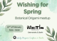Wishing for Spring - Origami crafters Berlin