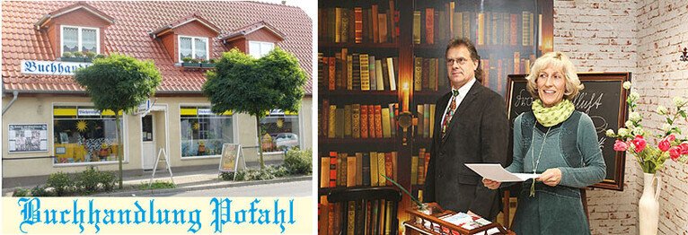 Familie Fohrenkamm in Torgelow Wir begrüßen Sie herzlich in unserer Buchhandlung Pofahl in Torgelow und freuen uns auf Ihren Besuch...