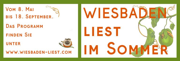 Die Veranstaltungsreihe "Wiesbaden liest im Sommer" läuft noch bis 18. September
