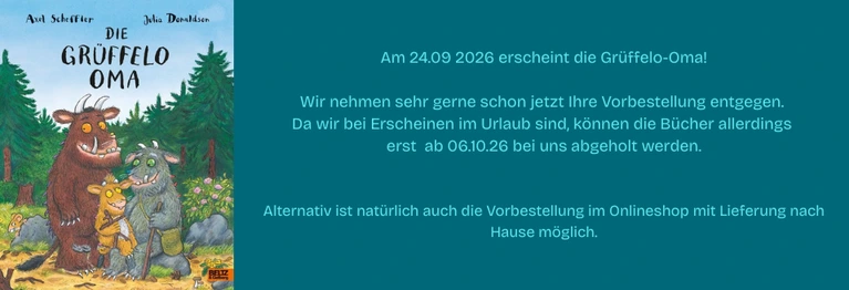 Bei Vorbestellung ab 06.10. bei uns abholbereit....