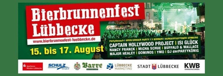 Bierbrunnenfest mit verkaufsoffenem Sonntag von 13.00 bis 18. 00 Uhr