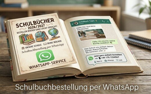 Schulbücher Bestellen per WhatsApp