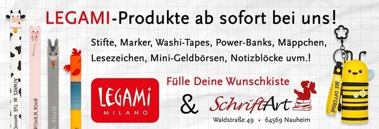 Legami-Produkte im SchriftArt
