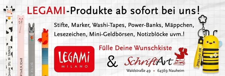 Legami-Produkte im SchriftArt