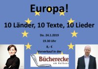 Europa! 10 Länder, 10 Texte, 10 Lieder