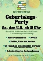 Geburtstags-Party im Bücherberg!