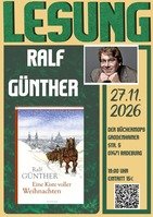 Plakat grün, Lesung