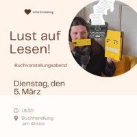 Lust auf Lesen! Buchvorstellungsabend