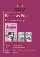 Premierenlesung: Carla Berling liest als "FELICITAS FUCHS"