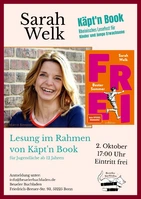 Flyer Sarah Welk "Frei"