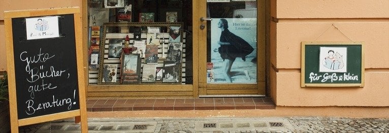 Herzlich Willkommen in unserer Buchhandlung! Gute Bücher, gute Beratung!