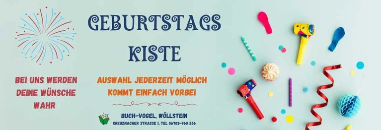 Du feierst Geburtstag? Dann mach doch eine Geburtstagskiste bei uns. Komm vorbei, sammle Deine Wunschartikel ein, schreibe auf die Einladung, dass eine Geburtstagskiste bei uns steht und Deine Gäste wissen, welchen Wunsch sie Dir erfüllen können.