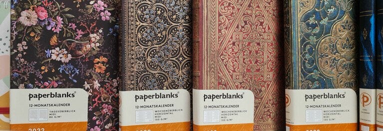Fa. Paperblanks in unserer Buchhandlung 