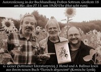 Gerd Geiser: Komische Gedichte - Lesung