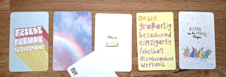 Foto von 5 Postkarten unterschiedliche Motive: