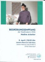 Begrüßungsempfang STADTMALERIN 2026 NADINE  ARBEITER