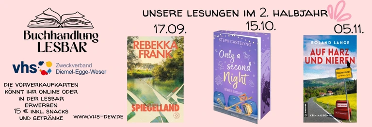 Wir freuen uns auf die Autor*innen und auf euch