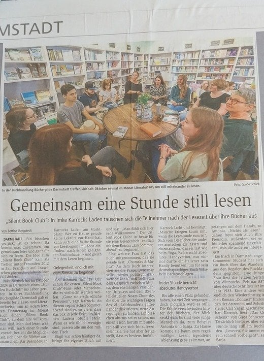 Unser Silent Book Club in der Presse