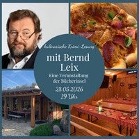 Kulinarische Krimi-Lesung mit Bernd Leix 28.05.2026
