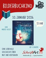 Bilderbuchkino Januar im SchriftArt Nauheim: Ein Funkeln im Dunkeln