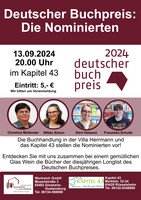 Deutscher Buchpreis 2024: Die Nominierten