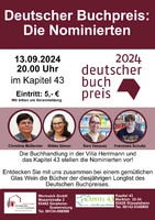 Deutscher Buchpreis 2024: Die Nominierten