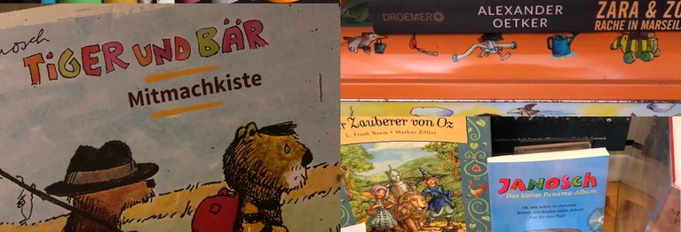 In unseren zahlreichen Bilderbuchkinos zeigen wir viele bunte Bilder und schöne Geschichten, erzählt von Euren Buchhändler*innen.