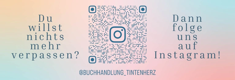 QR Code zum scannen für unseren Instagram Account und der Hinweis uns zu folgen um nichts zu verpassen