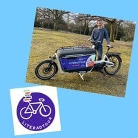 Lennart Schäfer und sein Fahrrad