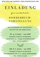 Sommerbuchvorstellung in Rudersberg