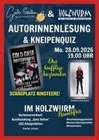 AUSVERKAUFT!! Premierenlesung & Kneipenquiz - Franziska Franz liest aus ihrem neuen Frankfurt- Krimi "Cold Case Dichterviertel"  !! Mit Schauplatz Königstädten !!