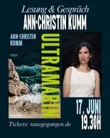 Veranstaltungsplakat "Ultramarin", Ann-Christin Kumm
