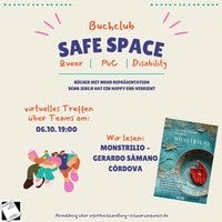 Aktuelles Buch & nächster Termin für den Safe Space Buchclub