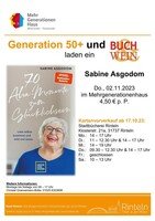 70 Aha-Momente zum Glücklichsein Sabine Asgodom liest im Mehrgenerationenhaus Rinteln