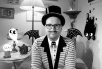 Robert Scheffner im Grusel-Outfit