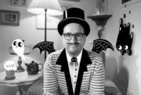Robert Scheffner im Grusel-Outfit