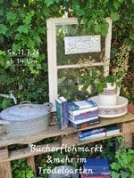 Bücherflohmarkt & mehr im Trödelgarten