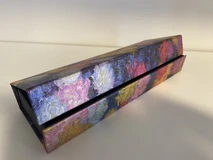 Stiftebox mit Blumenmotiv