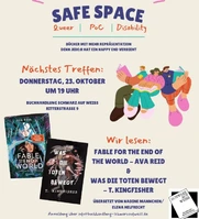 Logo vom Safe space buchclub