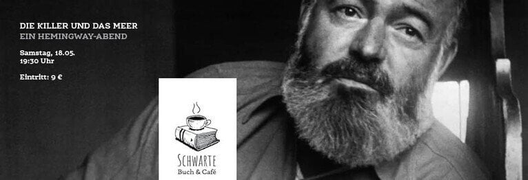 Der Killer und das Meer - Ein Hemingway Abend Weltreisender und Weltkriegssoldat, harter Mann mit dünner Haut, der Mann mit dem wohl rauesten und knappsten Schreibstil des 20. Jahrhunderts – Ernest Hemingway. Eine Lesung mit Stefan Senf.