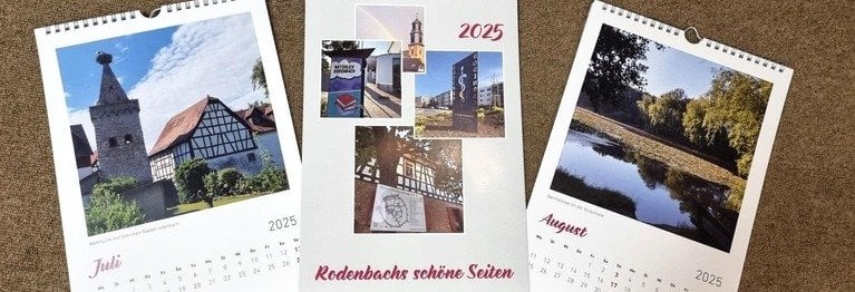 Rodenbachs schöne Seiten Monatskalender 2025 DIN A4, Spiralbindung mit 12 interessanten und typischen Motiven aus Nieder- und Oberrodenbach für 13,90€

*ACHTUNG*
schöne und originelle Adventskalender
in allen Variationen
jetzt bei uns erhältlich!