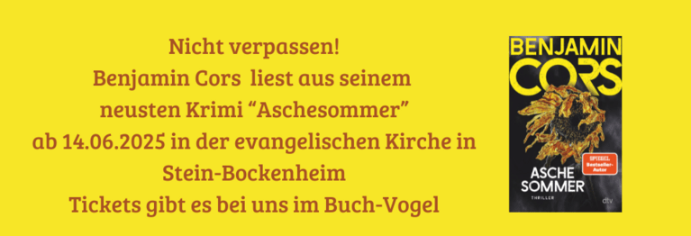 In Kooperation mit dem Landfrauenverein Stein-Bockenheim präsentieren wir diese hochkarätige Lesung