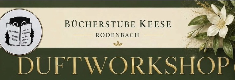Haben Sie Lust auf einen unvergesslichen Abend und eine besondere Story an einem außergewöhnlichen Ort? Ein Abend voller Entspannung, guter Laune und einzigartiger Düfte… Zum Abschluss dürfen Sie 30ml Ihres kreierten Dufts mit nach Hause nehmen. Gleich mi