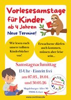 Informationen zu den Vorlesesamstagen