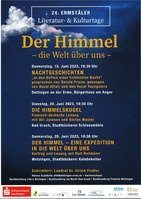 24. Ermstäler Literatur- und Kulturtage 3: Rolf Heilmann: Der Himmel - eine Expedition in die Welt über uns