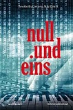 Ein blaues Buch, Symbole 0 und 1, Klavierspielende Hände