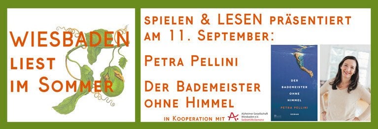 Am 11. September veranstalten wir eine Lesung mit Petra Pellini