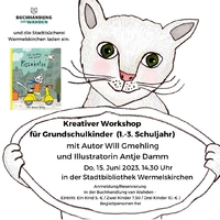 "Pizzakatze" - Workshop für Grundschulkinder mit Will Gmehling und Antje Damm